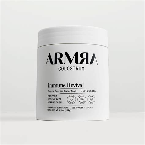 Tryarmra - Yes. ARMRA is derived from colostrum, which is the naturally occurring first nutrition we all receive in life in order to thrive. It is a nutrient-dense whole food with host of research-backed benefits in all ages - infants and children, as well as adults - and ARMRA Colostrum™ was developed by our founder, a double board-certified pediatric ...