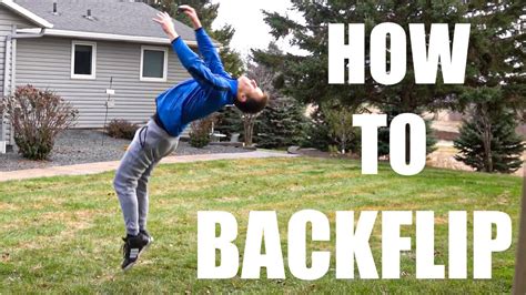 Trying to learn a backflip. - YouTube