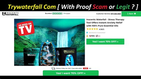 Trywaterfall com reviews. Inscents Waterfall - Best Waterfall Incense. Delivery: Thur, Mar. 14th - if you order within 09:54. Inscents Waterfall - Stress Therapy Tool Offers Instant Anxiety Relief with 100% Pure Essential Oils. Quantity. 1 Unit/s. Was. $66.63. You Saved. 70%. 