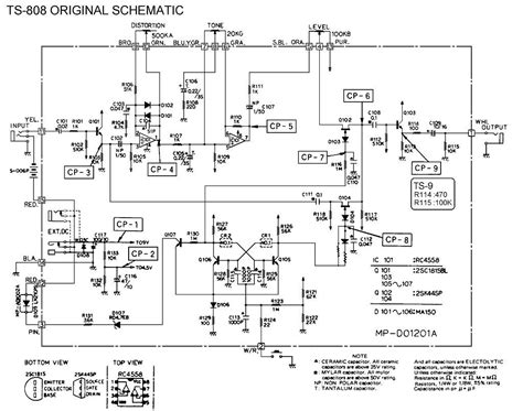 Ts9 vs ts808 schematic.  In terms of differences among the models: the TS808, the TS...