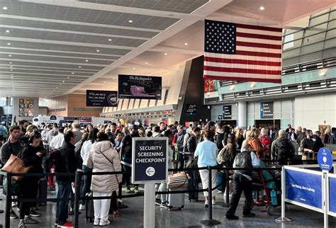 Check the security wait times at all TSA checkpoints at a