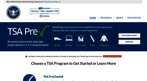 Tsaenrollmentbyidemia.tsa - The fastest and easiest way to enroll in TSA PreCheck® is to start the application online. You do not need to get TSA PreCheck® if you already have Global Entry, NEXUS, SENTRI, or hold an active TWIC® or Commercial Driver’s License (CDL) with an HME. Children 17 and under can join an adult with TSA PreCheck® when the TSA PreCheck ...