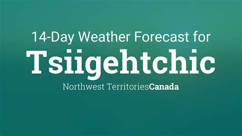 Tsiigehtchic, Northwest Territories, Canada Monthly Weather