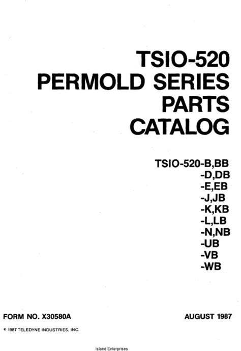 Tsio 520 Parts Manual - log.pojoksatu.id