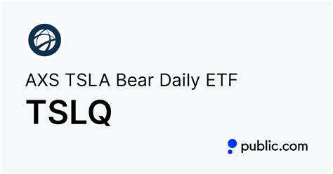 TSLI is a short-term tactical tool that aims to deliver -1x the price return less fees and expenses for a single day of Tesla stock. And AXS.... 