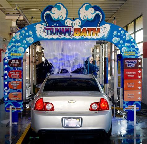Tsunami express car wash. Specialties: Your fast, friendly & convenient neighborhood car wash. We treat our guests to free self-serve vacuums & mat cleaners at all our locations. Open 7 days a week! Tsunami Express Car Wash is the best way to get a high-quality wash, shine, and protection for your vehicle. Tsunami Express is proud to offer a wide selection of effective (and eco-friendly) products that won't damage your ... 