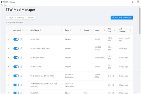 Tsw mod manager. 26.  TSW Mod Manager 2. 2.  However, when I install a livery from the trai...