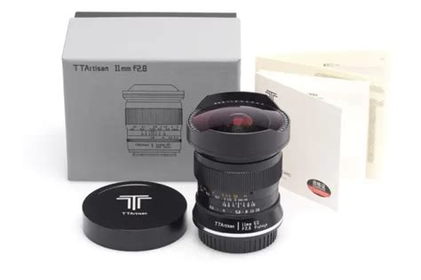 Ttartisan 2.8/11mm Ed Black F.Canon EOS Ef Fisheye …