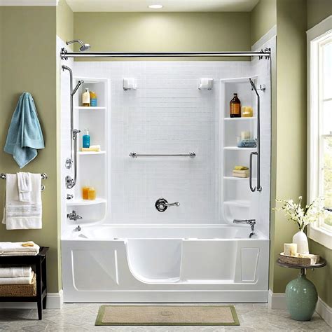 Tub and shower combo.  It typically includes .  A bathtub and shower c...
