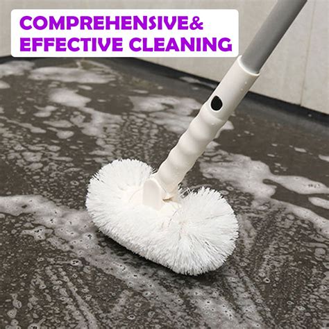 Tub cleaning brush. Cleaning doesn't have to be a back-breaking venture with the OXO Good Grips Extendable Tub and Tile Brush. Out Brush is Great for tubs, tiles, glass, floors and narrow spaces around the toilet. Make even the toughest cleaning jobs a little easier. 