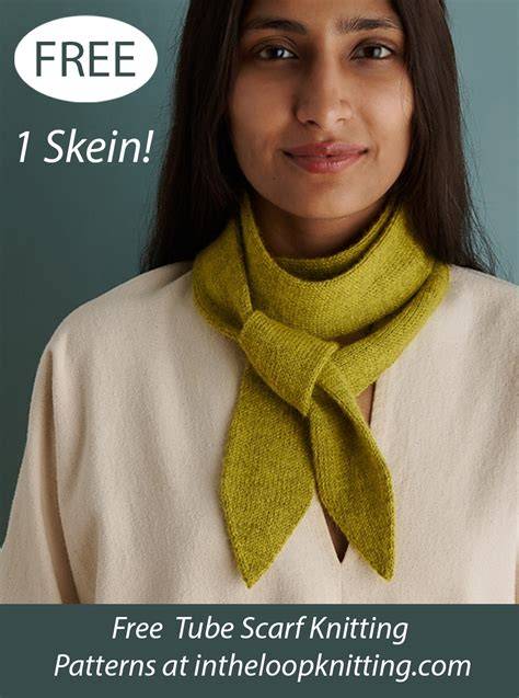 Tube scarf knitting pattern free.  Pattern attributes and techniques include: In-the-round, Seam...