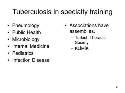 Tuberculosis Specialty Clinic - VCHCA