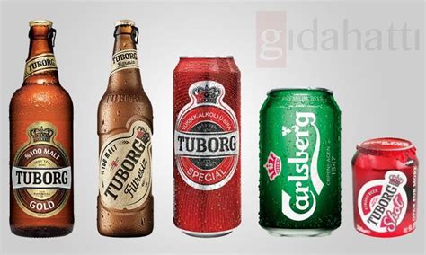 Tuborg Çeşitleri. 