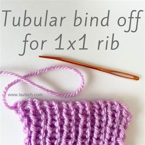 Tubular Bind Off Tutorial (With Pictures)