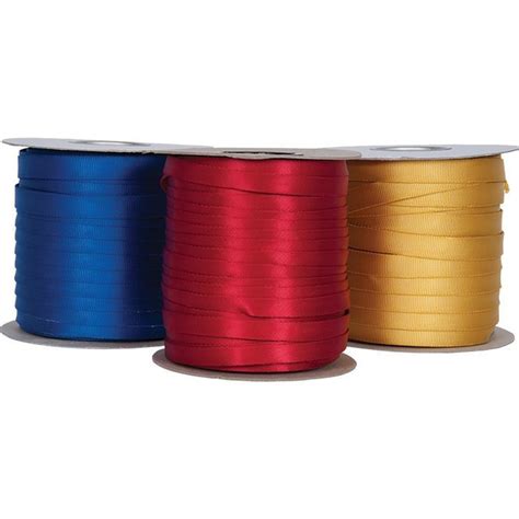 Tubular webbing.  MAX SPOOL LENGTH IS 300 FT (UP TO 3 SECTIONS PER SPOO...
