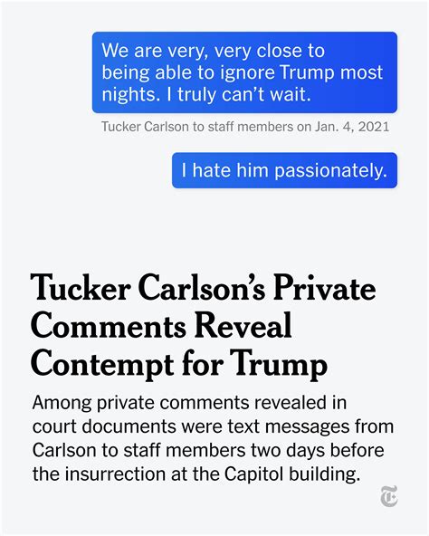 Tucker Carlson 'enraged' private texts revealed; 'I love Trump'