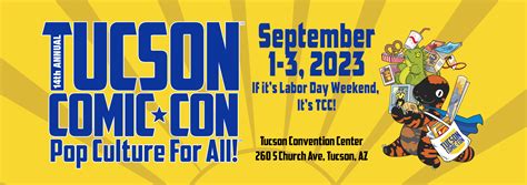 The Tucson Comic-Con Adult Costume Contest will take place on Saturday, August 31st at the Tucson Convention Center. Time and location are TBD. More details to follow! ... The entry form for the 2024 Tucson Comic-Con Adult Costume Contest is now LIVE! CLICK HERE TO APPLY! Costume Contest Rules. Yep, we’ve gotta have them. Be sure you …. 