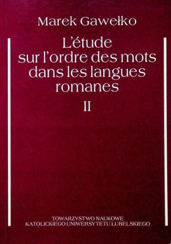 Tude sur l'ordre des mots dans les langues romanes (augmentée de parallélismes avec l'anglais et le polonais). - Manuale delle parti per detroit diesel 6v71.