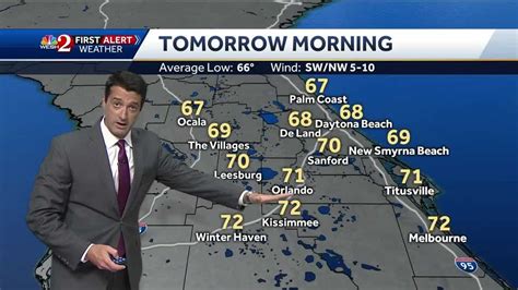 Tuesday will be sunny, but storms are expected Wednesday