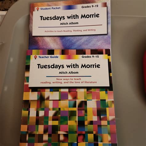 Tuesdays with morrie teachers guide by novel units inc. - Chimica fisica sesta edizione soluzione levine.
