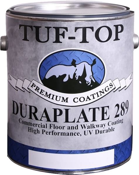 Tuf top duraplate 289. Find many great new & used options and get the best deals for TUF-TOP dura-plate 289 commercial floor and walkway coating enamel paint Case 4 at the best online prices at eBay! Free shipping for many products! 