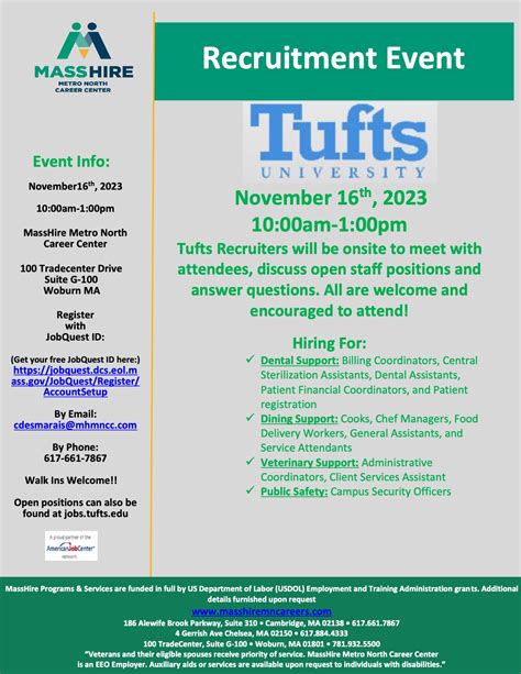 Tufts Careers Hiring Manager and Recruitment Portal