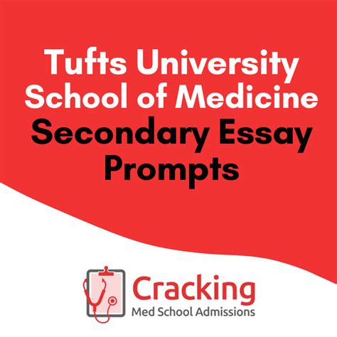 Timeline for Submitting Secondaries. Tufts typically sends out secondary applications in mid to late July. Depending on when you submit your primary AMCAS application, you may receive your secondary invitation later or earlier. Tufts' secondary application deadline is October 29th at 11:59 PM EST..