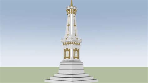 Tugu Jogja Detailed 3D Warehouse