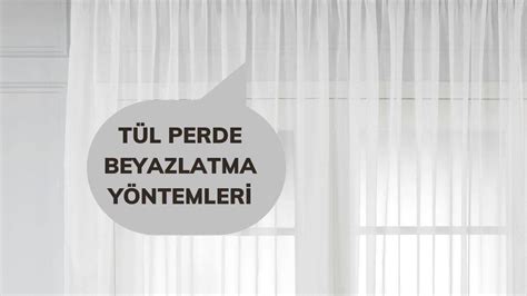 Tul Perde Beyazlatma Servisi