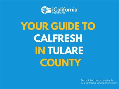 Tulare county food stamps. Things To Know About Tulare county food stamps. 