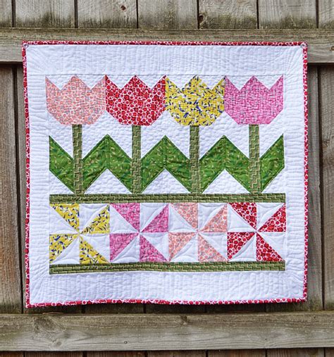 Tulip Time Quilt Pattern Download Quilting Daily