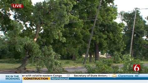 Oklahoma received the brunt of the damage. According to the National Weather Service, heavy storms in the Tulsa area saw 80 mph winds Saturday that knocked out hundreds of telephone poles. Around ....