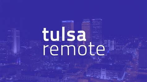 Tulsa remote. Apr 28, 2022 · Tulsa Remote also built up a community of 1,500 remote workers over the past four years, and Jones is a part of that. So you got $10,000 to move to Tulsa. What did you spend that on? 