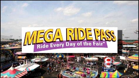 mega ride pass: If you plan on riding rides several days throughout the fair, then a Mega Ride Pass may be the way to go. The $70 pass is a wristband, which includes unlimited rides for all 11 ...