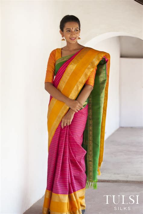 Tulsi silks chennai. Buy pure Kanjivaram silk sarees from Tulsi Silks, who is trusted by millions for over 11 years. Visit our website and shop the exquisite collection of silk sarees. While you are here, read our other blogs and know more about everything sarees. ADDRESS. 68, Luz Church Rd, Mylapore, Chennai, Tamil Nadu 600004. CONTACT +91 44 24991086/87. Whatsapp ... 