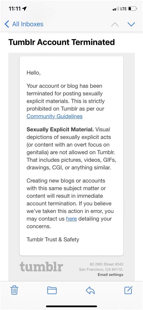Tumblr Account Terminated Xxx