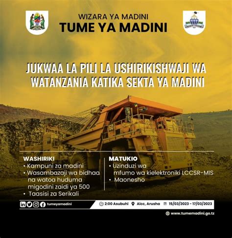 Tume ya Madini (@tumeyamadini) • Instagram photos and videos