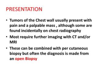 Tumours of chest wall - SlideShare