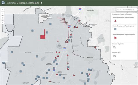 Tumwater development. .  ...