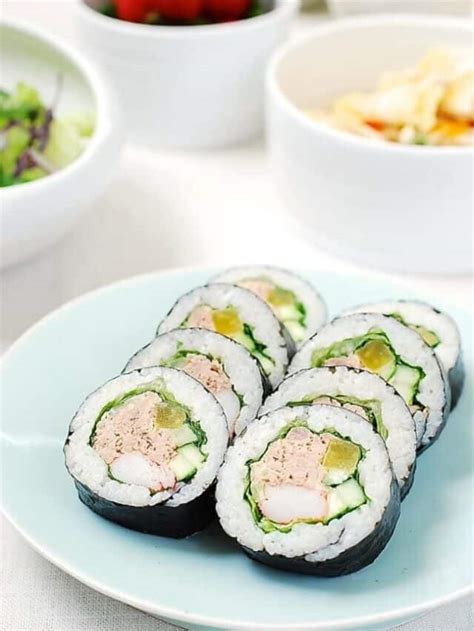 Tuna Gimbap - Korean Bapsang