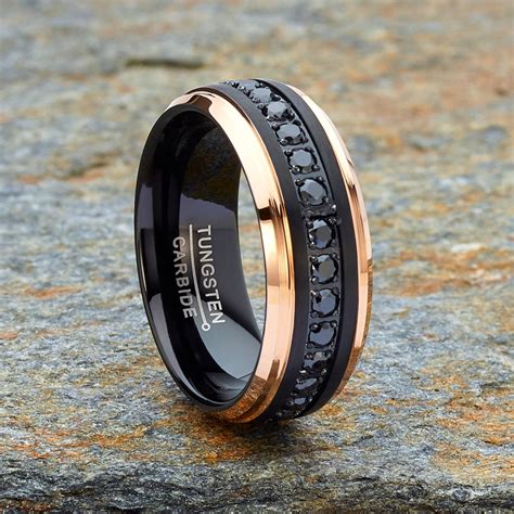 Tungsten wedding band. Ring Style: Wedding Bands, Bands Features: Quick Ship Metal Color: Black Ring Gallery Height: 2.1mm Metal: Tungsten Band Width: 9mm Care: Wipe Clean Country ... 