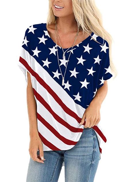 Tunic Tops for Women Patriotic American Flag 4Th Of July Shirts Women …