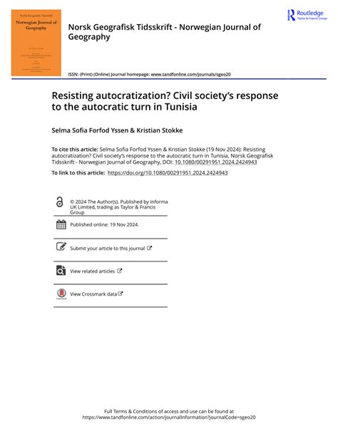 Tunisia's Autocratic Turn: A Putin-like Example of Economics and Dictatorship.