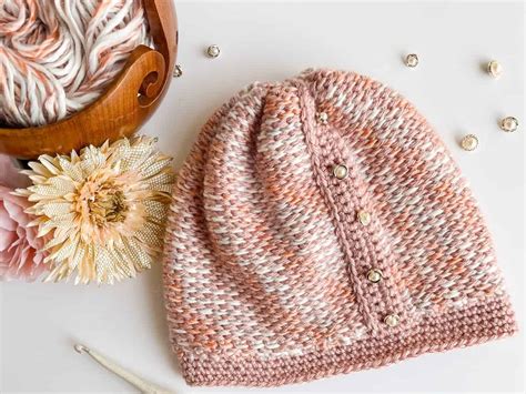 Tunisian Crochet Hat Free Beginner Pattern