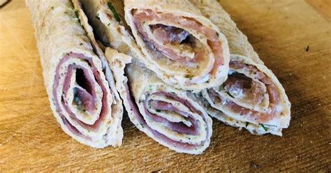 Tunnbrödsrullar picknick