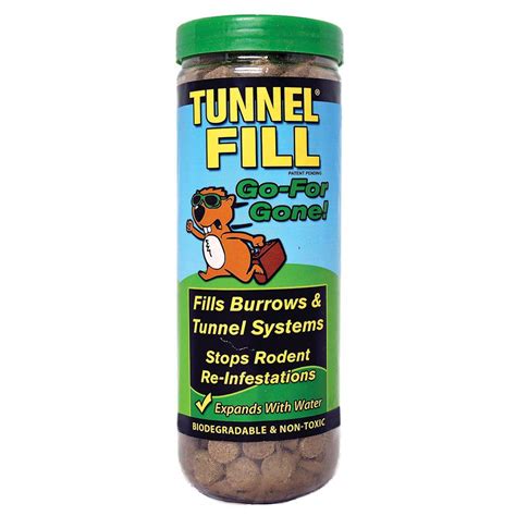 Tunnel fill. To Recap What Method To Use For Each Chipmunk Location. For gaps around ¼ inch: Use latex or silicone sealant. For gaps around ½ inch: Latex or silicone sealant with a backer rod, rodent barrier cloth or galvanized metal mesh. For gaps around 1 inch: Expanding foam. For large potential chipmunk holes: 