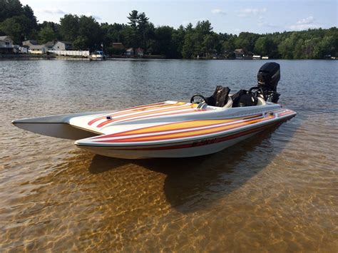 Boat Summary. $5,900 (USD) SOLD. Boat ID: 36689. Perfect SST45 rig for the hobbyist or someone looking to get into SST45 racing! This Hoffman hull was built in Norfolk, VA and is known to be a competitive design. Nice shape, recent cosmetics and rigging. Evinrude SST45 factory racing engine runs well. Enclosed cockpit and collapsible sponson tips.. 