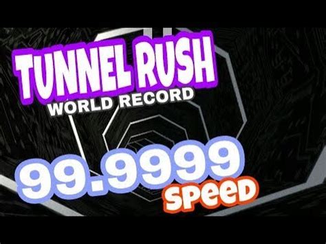 Tunnel rush world record. Start rushing for color tunnel and see how fast you are. You must challenge yourself. Even if you hit the obstacle, you will start where you left off. All the fun is here. Don't let the effects and sloping roads of the tunnel fool you. Start the tunnel rush game from the first level. Enjoy the color tunnel and test your reflex. 