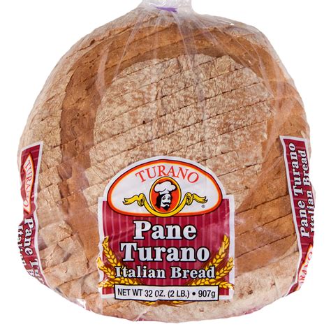 Turano bread. 12 Bags Per Case | 1 Loaf Per Bag | 32 Oz. 