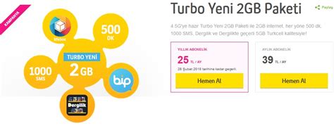 Turbo 2 GB Turkcell.